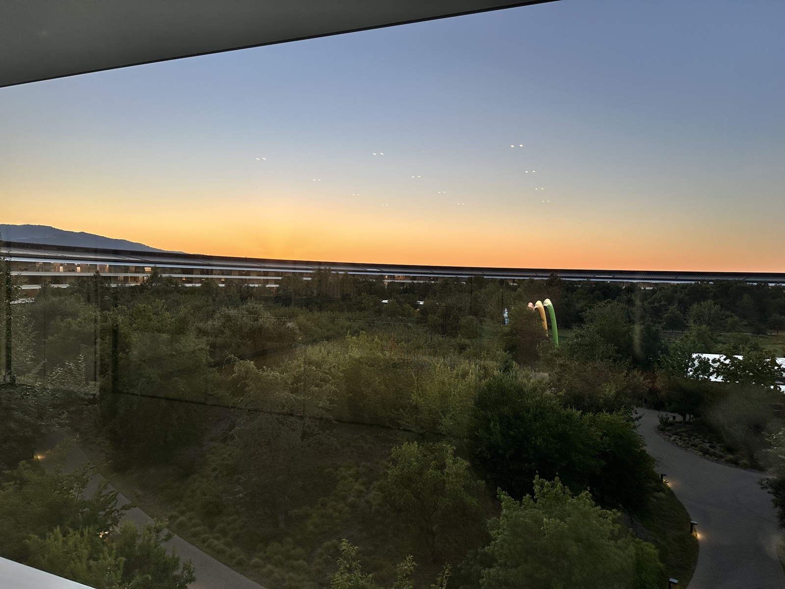Sunrise at Apple Park