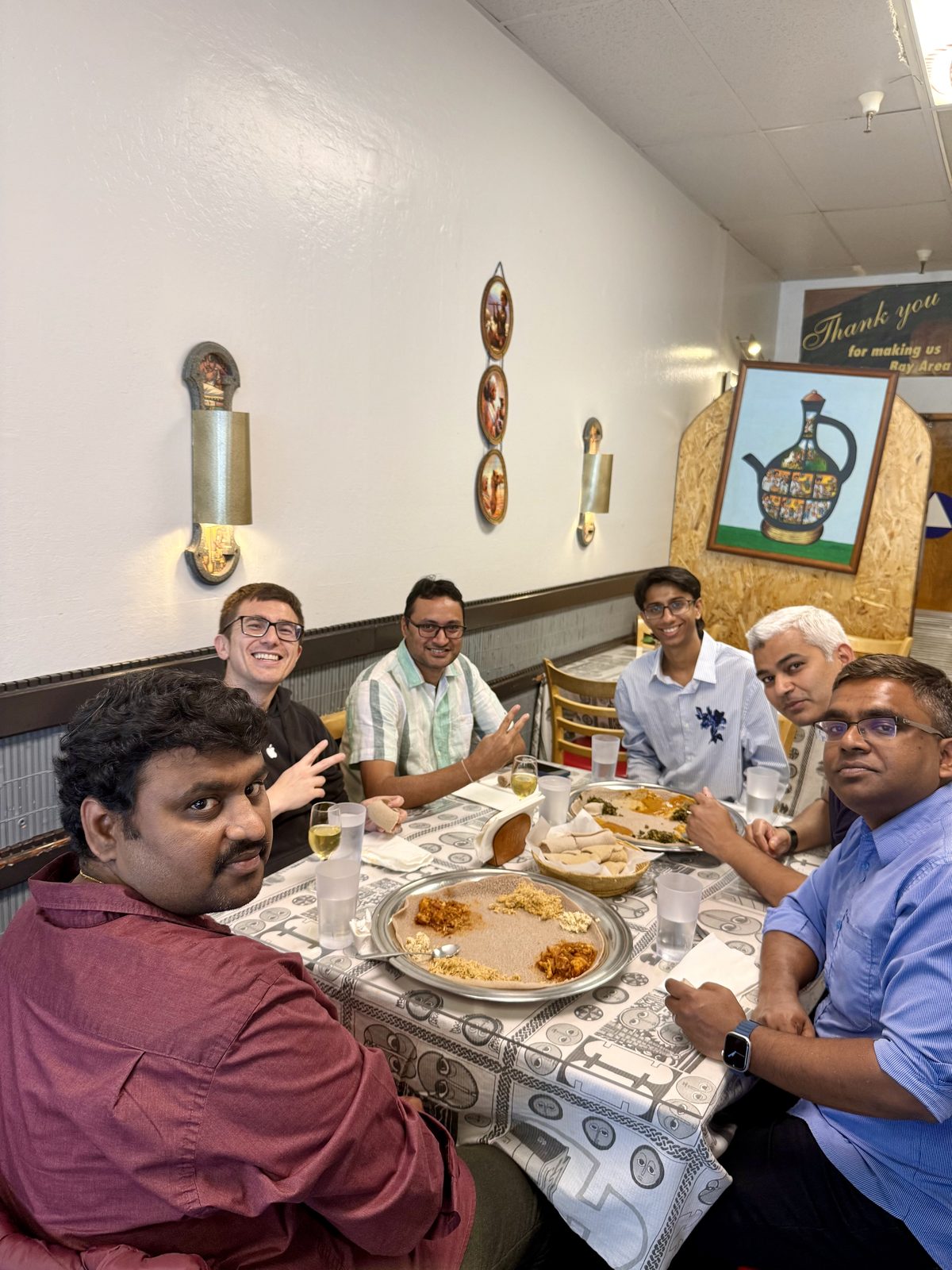 Last lunch with my Cupertino team